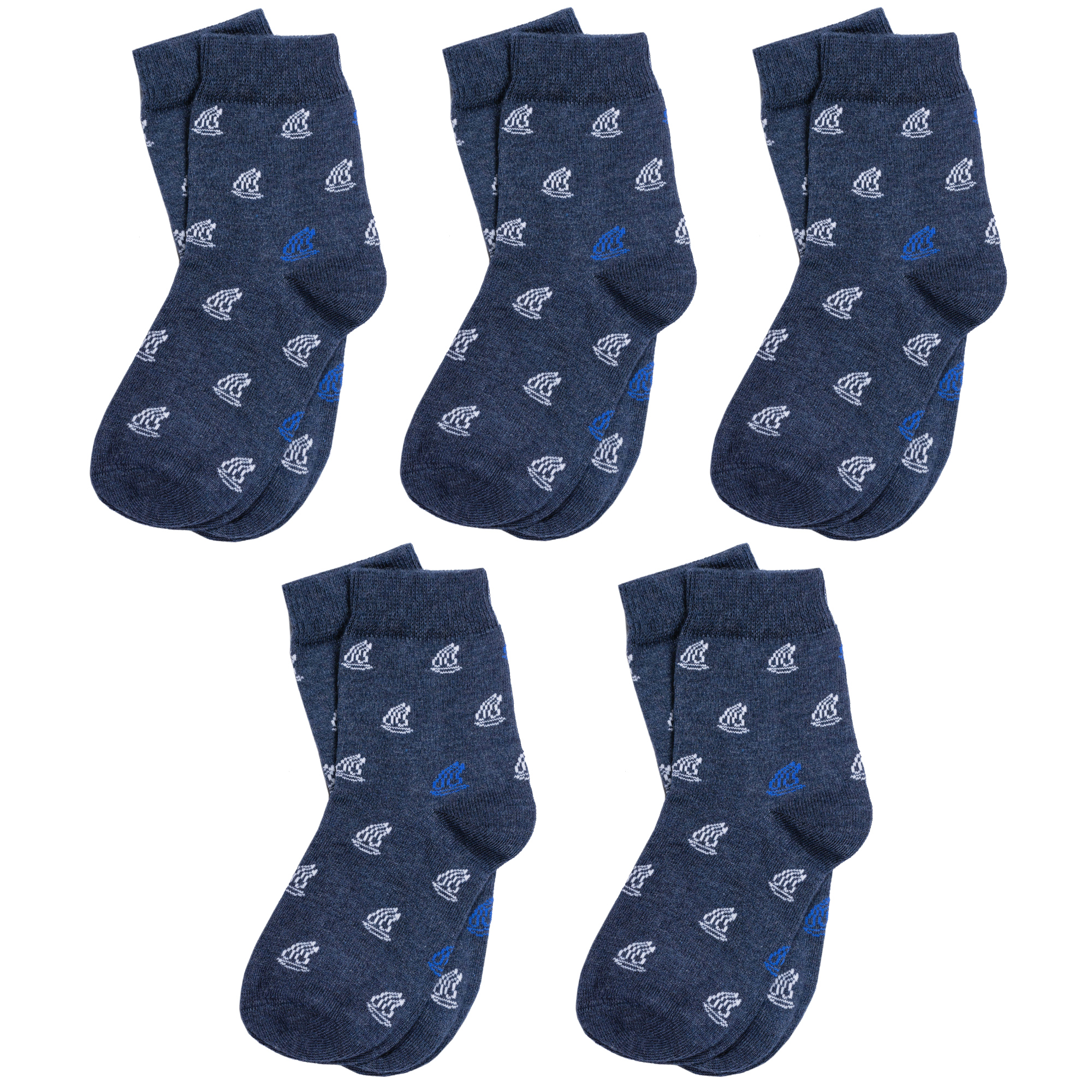 

Носки детские Rusocks 5-Д-43 цв. синий; белый р. 16-18, 5-Д-43