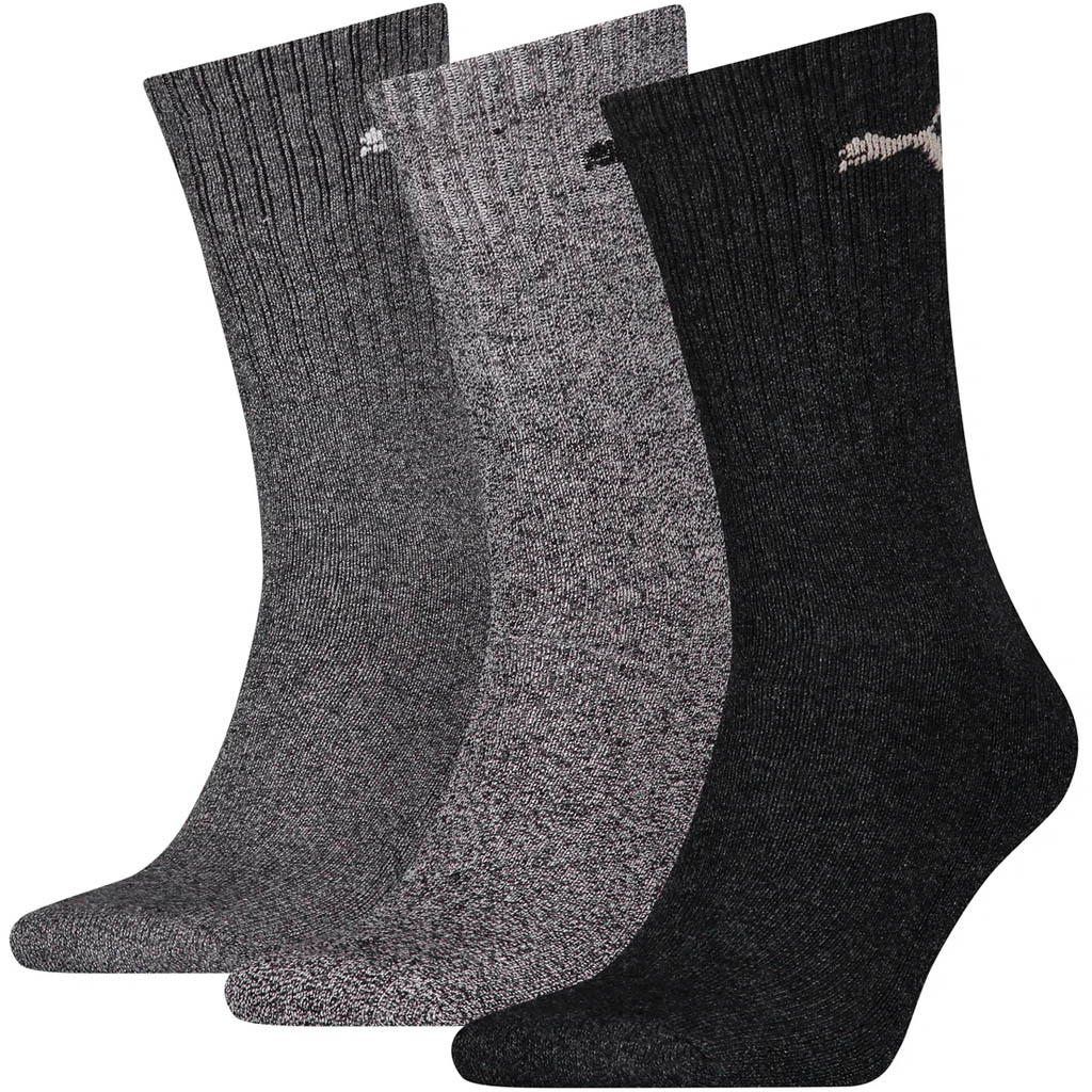 

Носки унисекс PUMA Crew Sock 88035505 серый/черный 43-46, Crew Sock