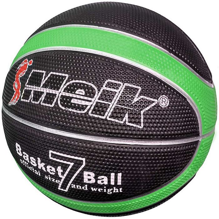 Мяч баскетбольный MEIK MK2310 7 (черный/зеленый)