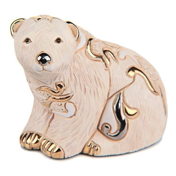 Статуэтка De Rosa Белый медведь F118 керамика 8 х 10 х 12 см