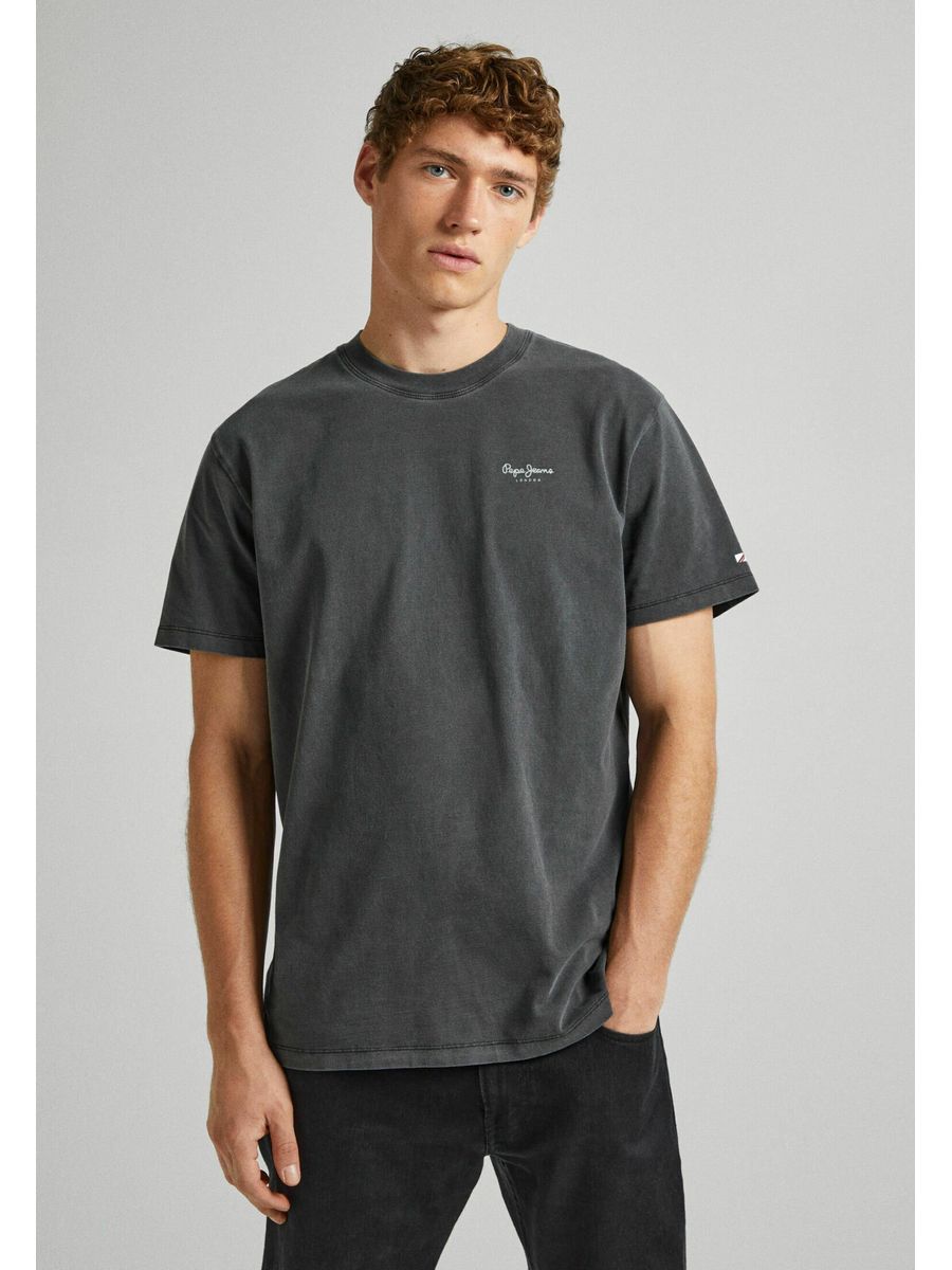 

Футболка мужская Pepe Jeans PE122O0I2 черная S, Черный, PE122O0I2