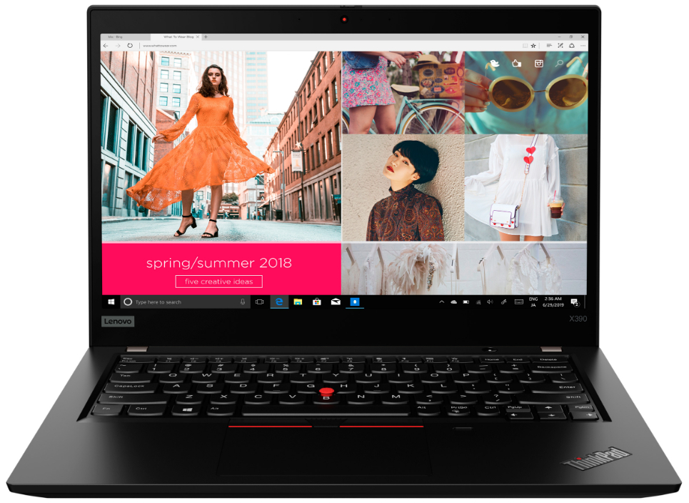 фото Ноутбук lenovo thinkpad x390 (20q0000lrt)