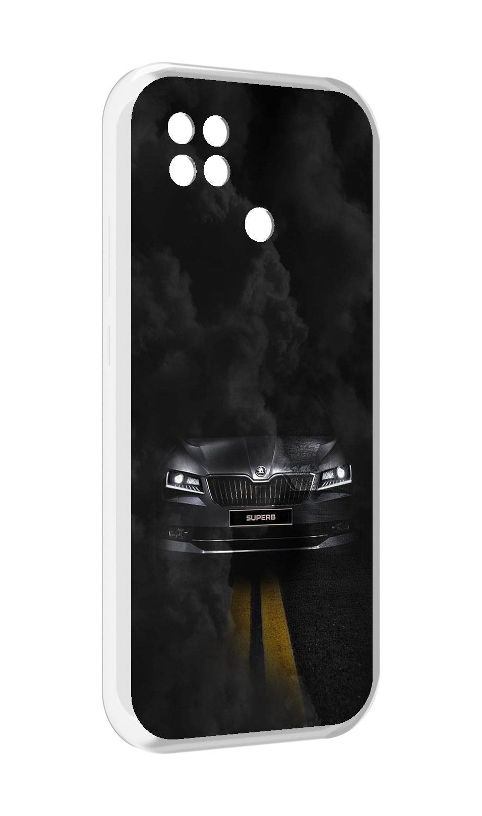 

Чехол Mypads Skoda 1 Для Poco C40, Прозрачный, Tocco