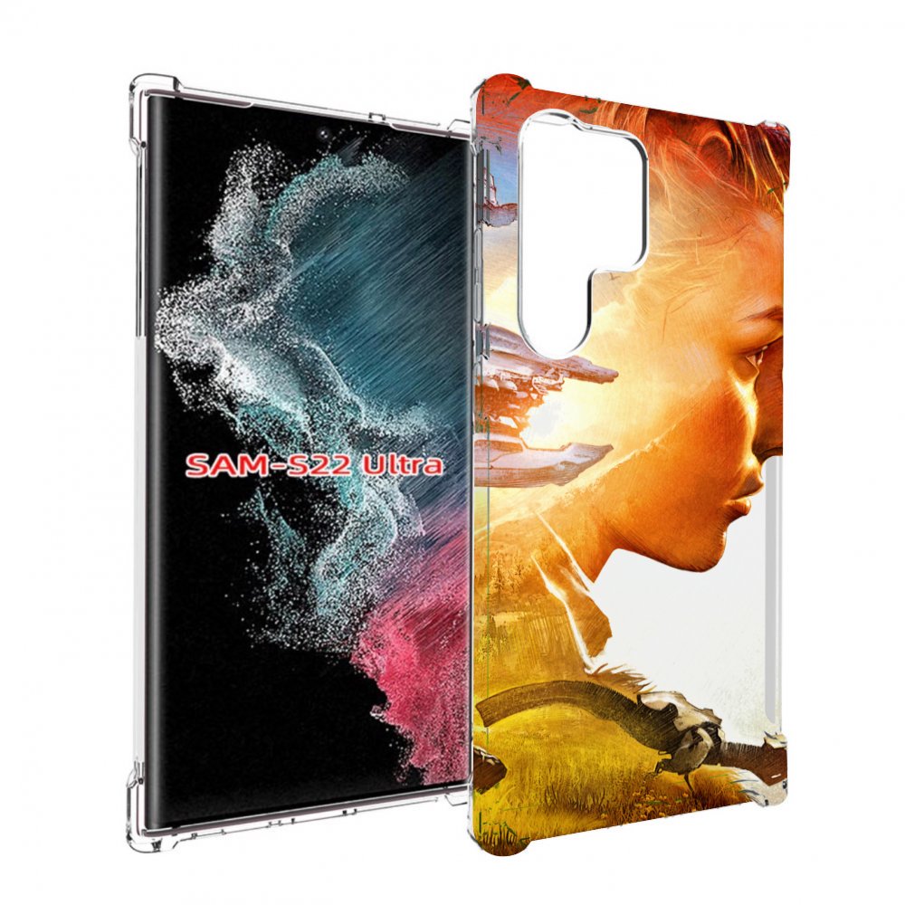 

Чехол Mypads Horizon Zero Dawn Art Для Samsung Galaxy S23 Ultra, Прозрачный, Tocco