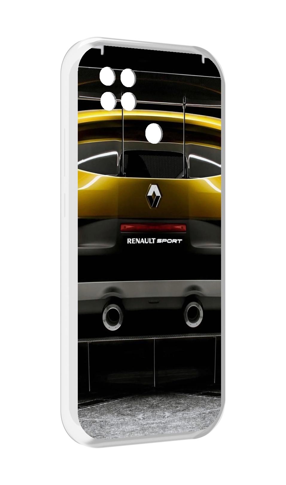 

Чехол Mypads Renault 3 Мужской Для Poco C40, Прозрачный, Tocco