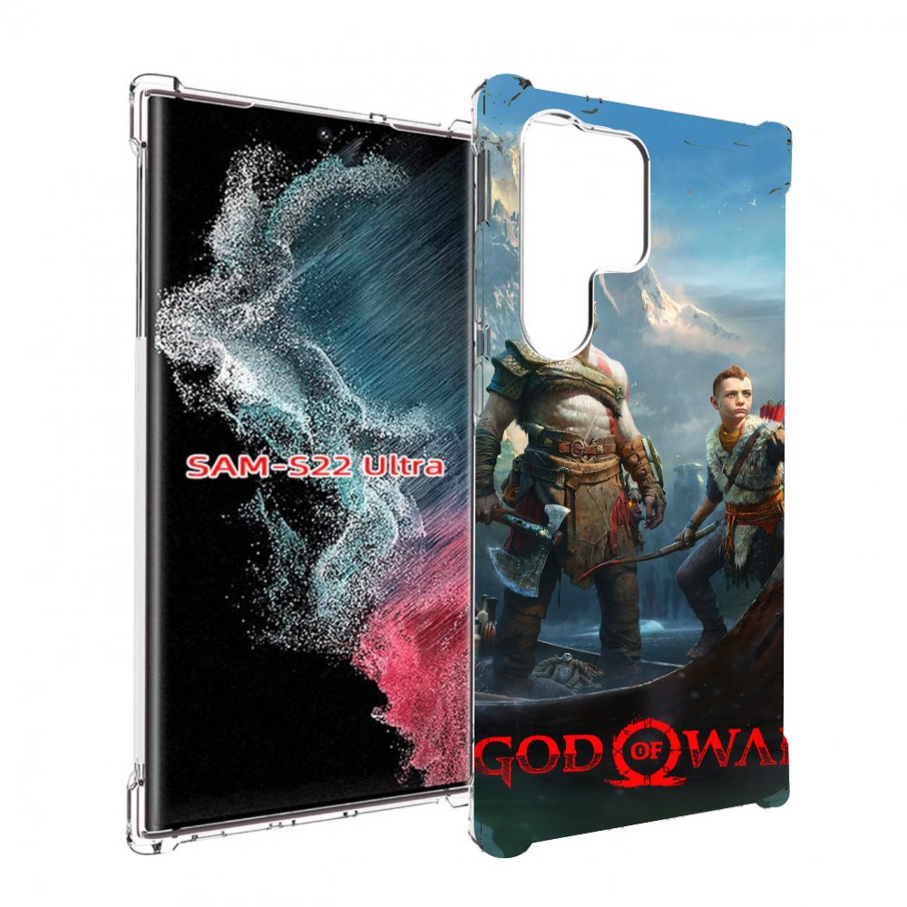 

Чехол Mypads God Of War Кратос Атрей Для Samsung Galaxy S23 Ultra, Прозрачный, Tocco