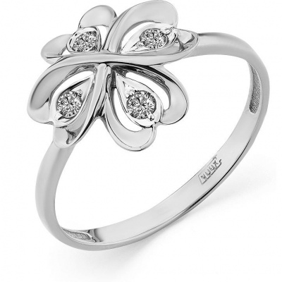 

Кольцо из белого золота с 4 бриллиантами р. 17 Master Brilliant 1-208363-00-00, 1-208363-00-00