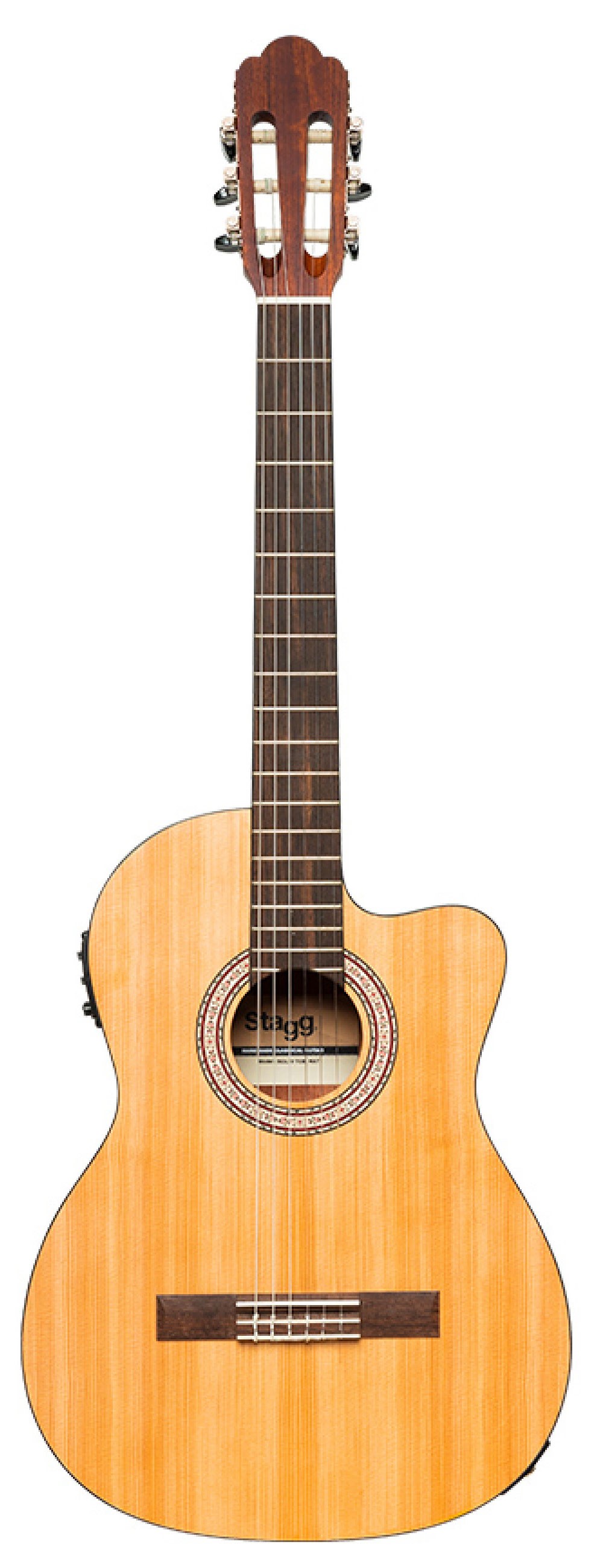 

Электроакустическая гитара Stagg SCL70 TCE/NAT