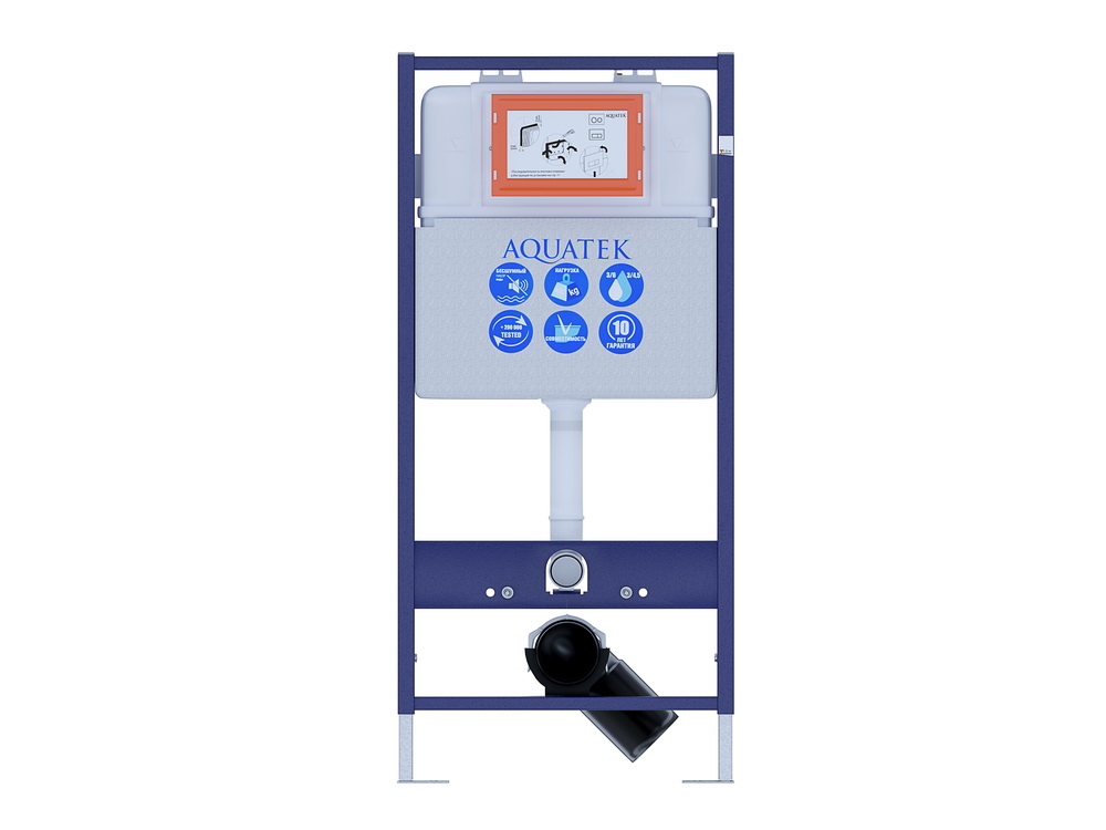 фото Акватек система инсталляции для унитазов акватек standart 51 113х51х10