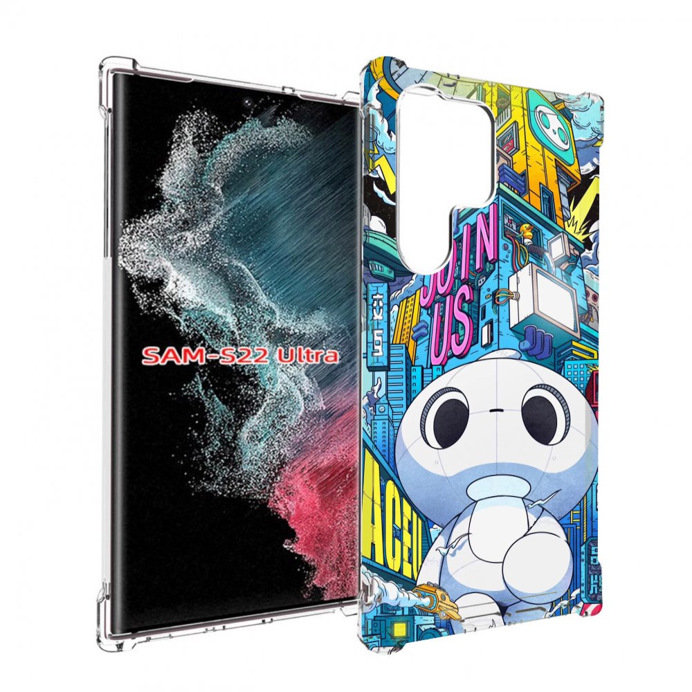 

Чехол Mypads Faceu Для Samsung Galaxy S23 Ultra, Прозрачный, Tocco