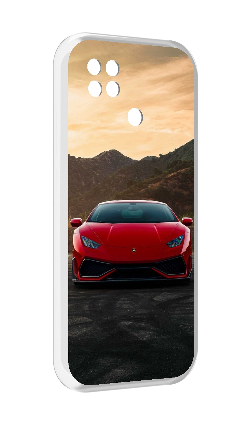 

Чехол Mypads Lamborghini 1 Мужской Для Poco C40, Прозрачный, Tocco