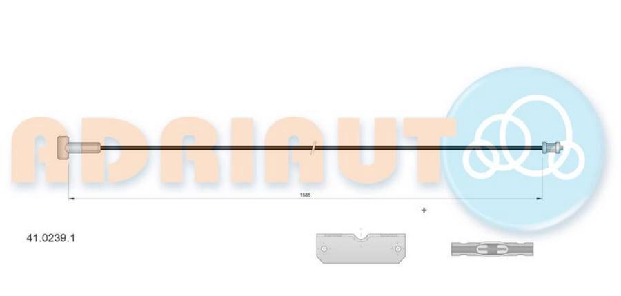 

ADRIAUTO Трос ручника ADRIAUTO 41.0239.1