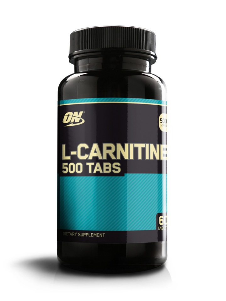 фото Л-карнитин optimum nutrition l-carnitine 500 mg (60 tabs)