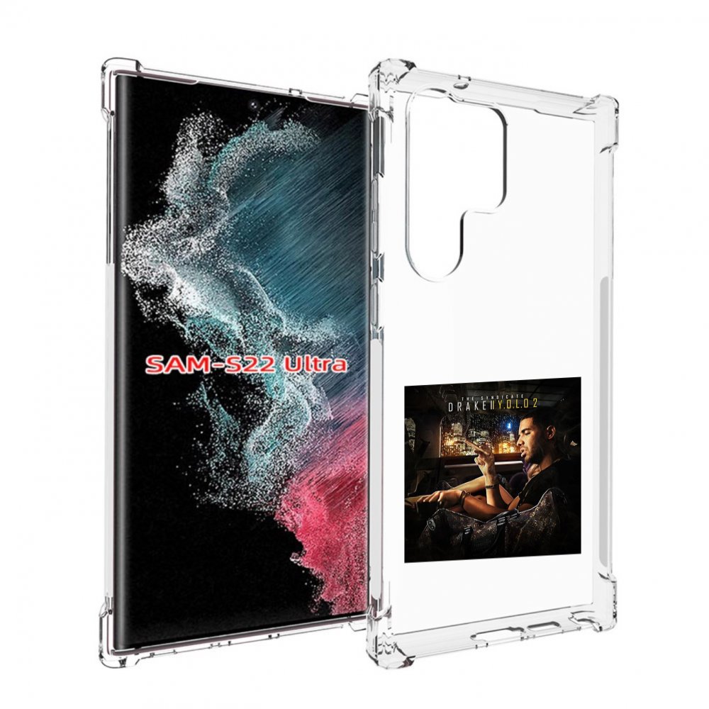 

Чехол Mypads Drake - You Only Live Once 2 Для Samsung Galaxy S23 Ultra, Прозрачный, Tocco