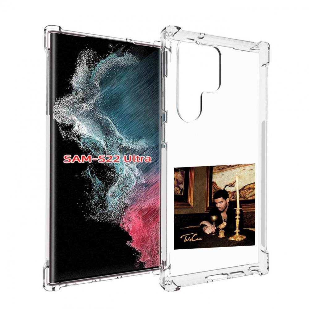 

Чехол Mypads Drake - Take Care Для Samsung Galaxy S23 Ultra, Прозрачный, Tocco