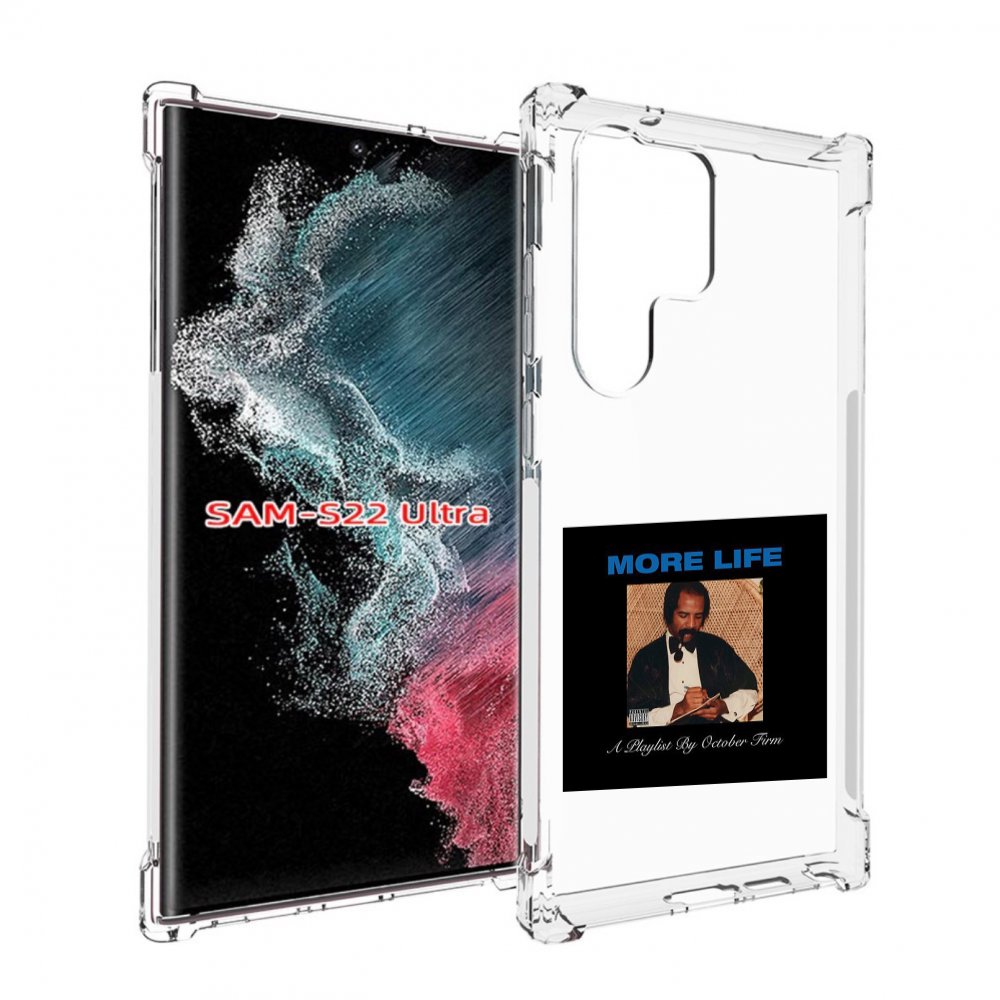 

Чехол Mypads Drake - More Life Для Samsung Galaxy S23 Ultra, Прозрачный, Tocco