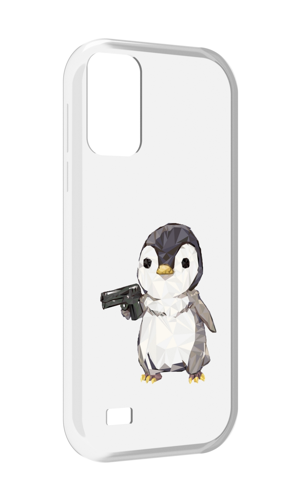 

Чехол MyPads Пингвин детский для Oukitel C31, Прозрачный, Tocco