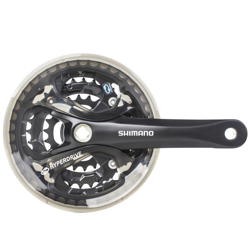 

Система Shimano FC-M311 ACERA на 7/8 скоростей, 170мм 42/32/22T черная с защитой