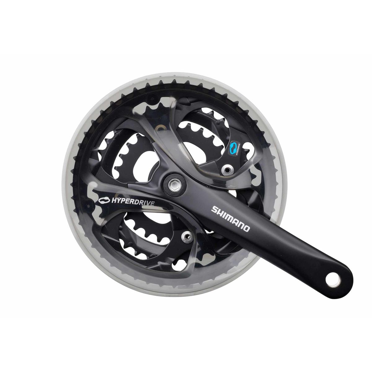 

Система Shimano FC-M311 ACERA на 7/8 скоростей, 175мм, 42/32/22T черная с защитой