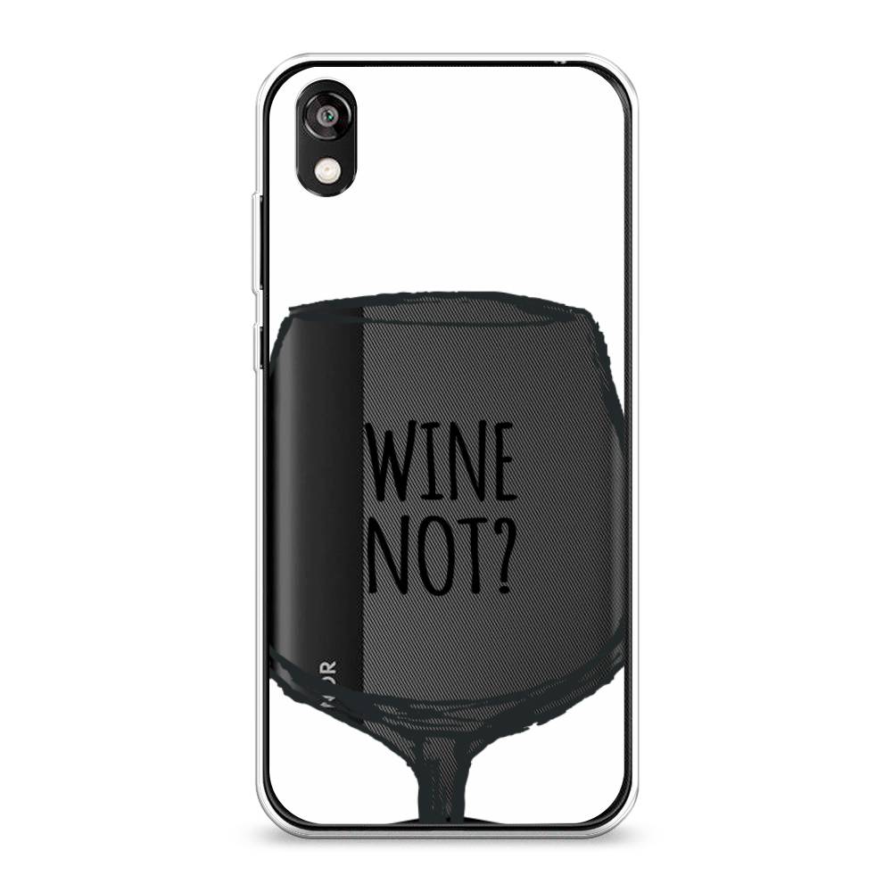 

Чехол на Huawei Y5 2019 "Wine not white", Белый, 6103950-6