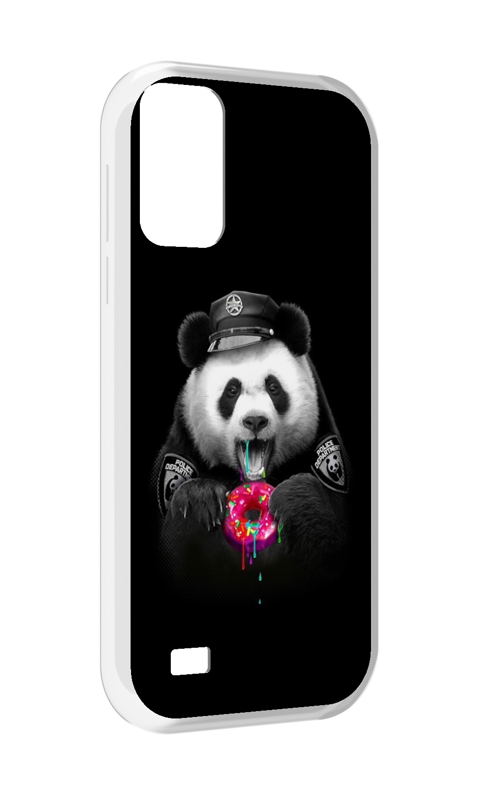 

Чехол MyPads Панда-с-пончиком для Oukitel C31, Прозрачный, Tocco