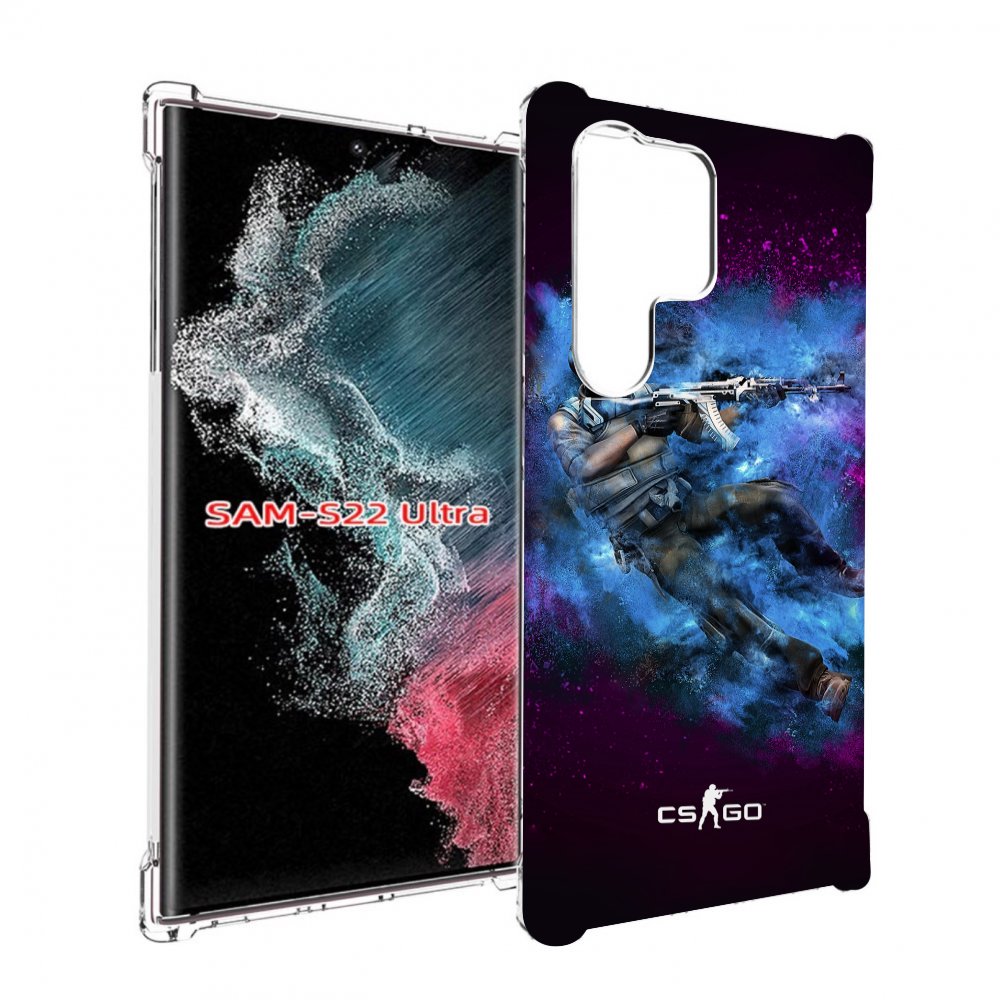 

Чехол Mypads Cs-Go-Террорист Для Samsung Galaxy S23 Ultra, Прозрачный, Tocco