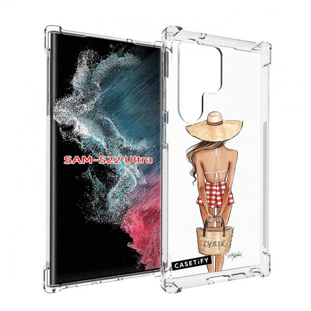 

Чехол Mypads Casetify Женский Для Samsung Galaxy S23 Ultra, Прозрачный, Tocco