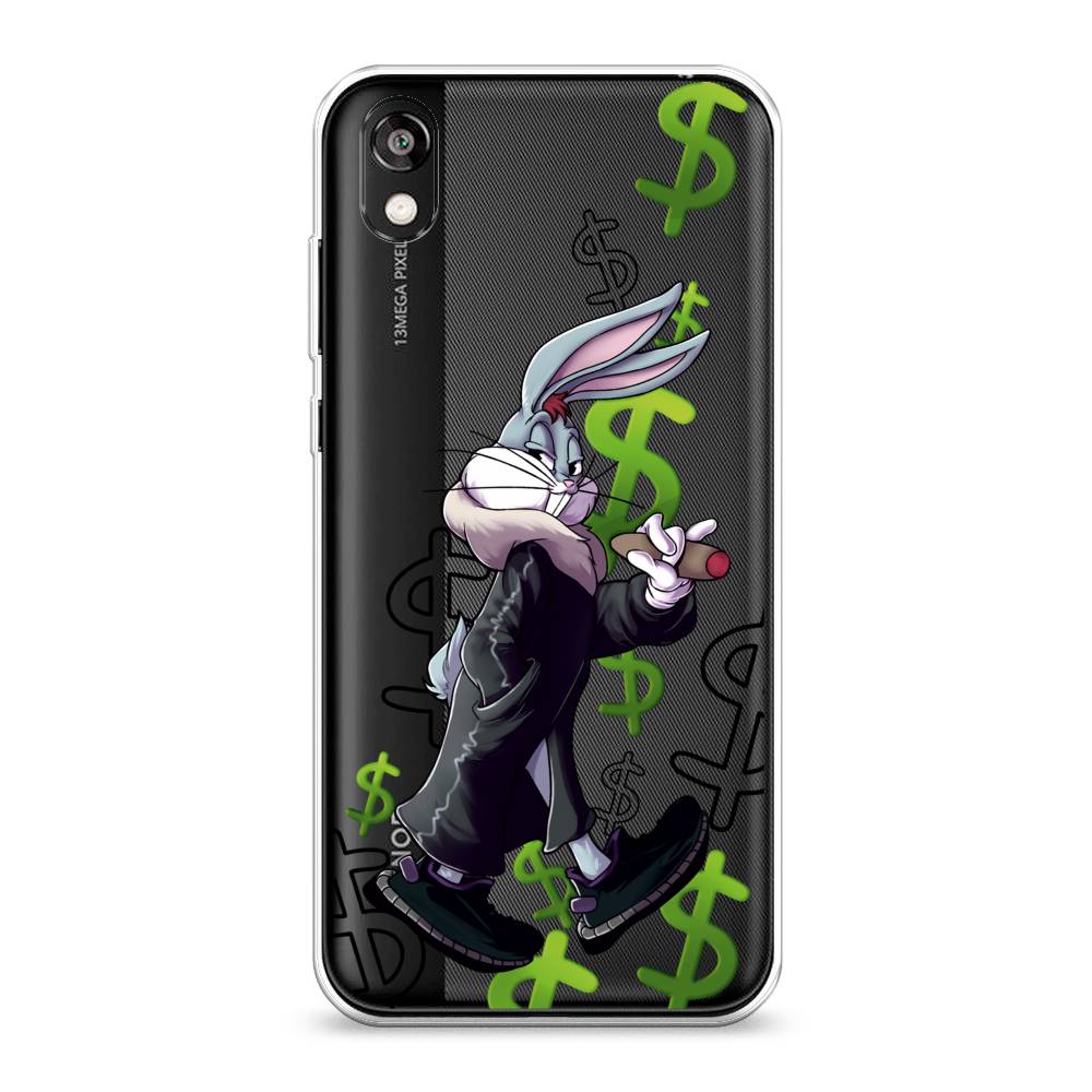 

Чехол на Huawei Y5 2019 "Rich Bugs Bunny", Зеленый;черный;голубой, 6103950-6