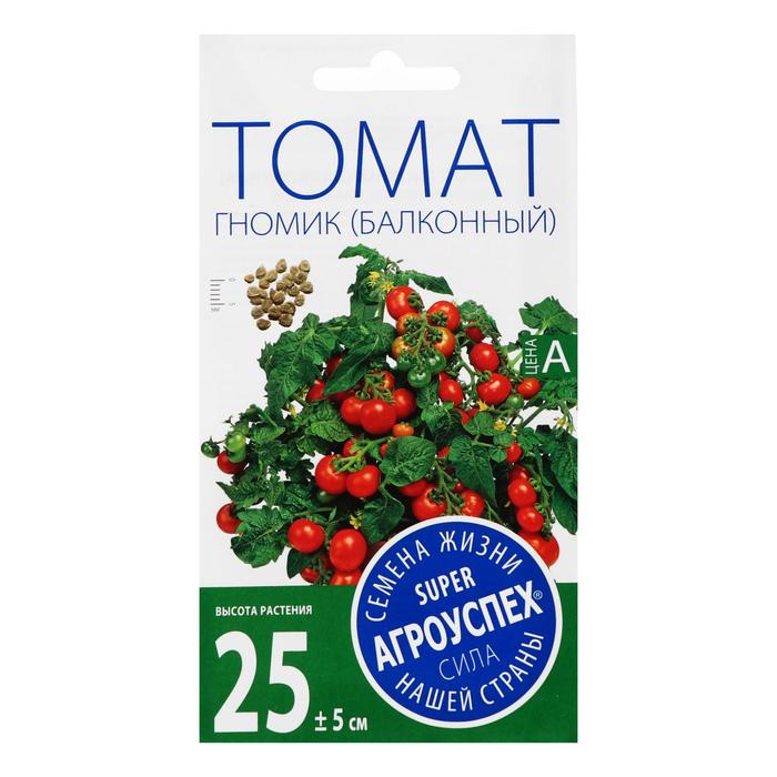 

Семена Томат "Агроуспех", "Гномик", балконный, ранний, 0,05 г