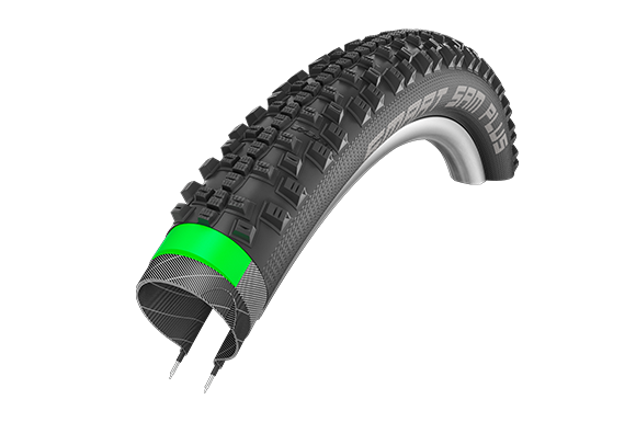 фото Велопокрышка schwalbe smart sam plus (54-62 g-guard snakeskin performance b/b-sk hs476