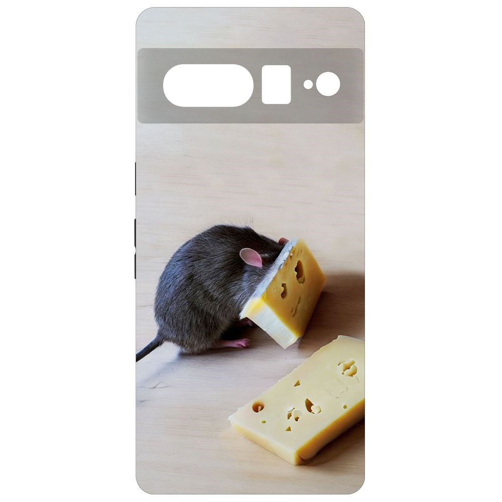 фото Чехол-накладка мышь и сыр для google pixel 7 pro krutoff