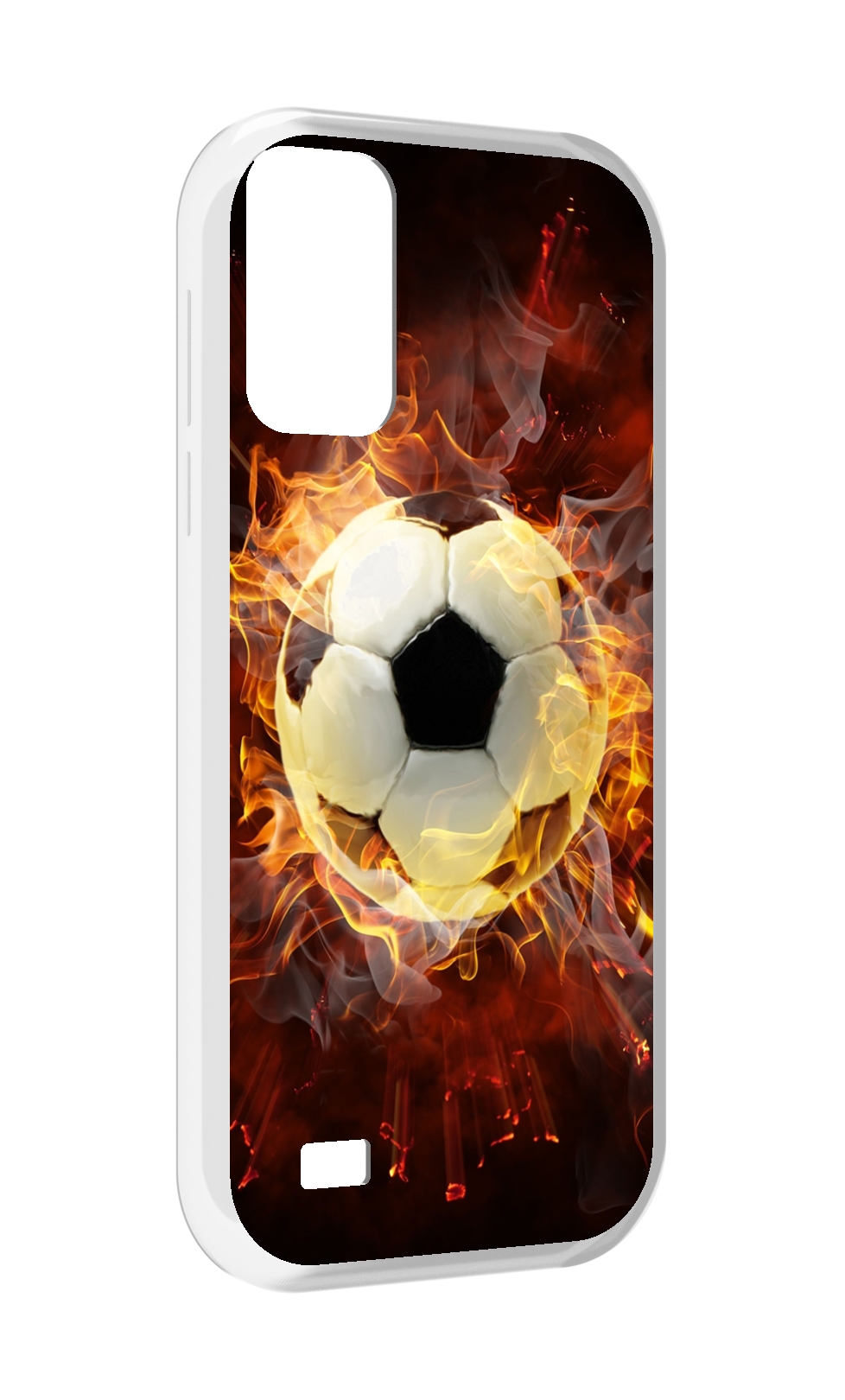 

Чехол MyPads Огненный-мяч для Oukitel C31, Прозрачный, Tocco