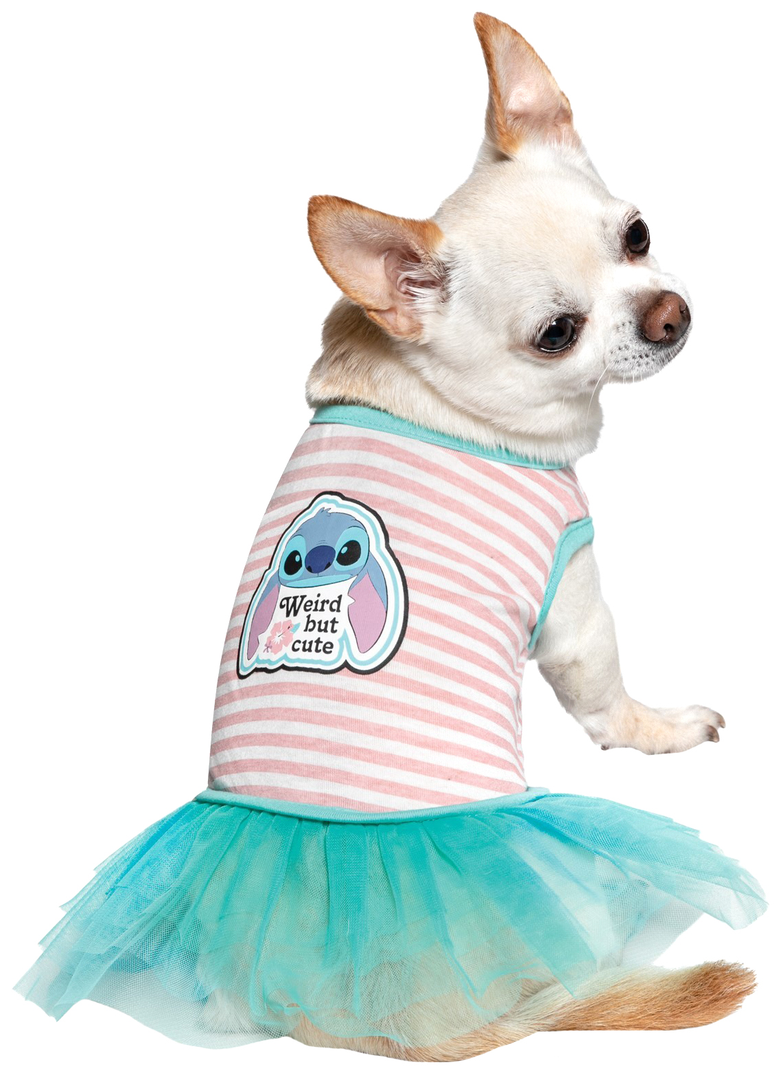 фото Платье для собак disney stitch mint, 20 см, xs