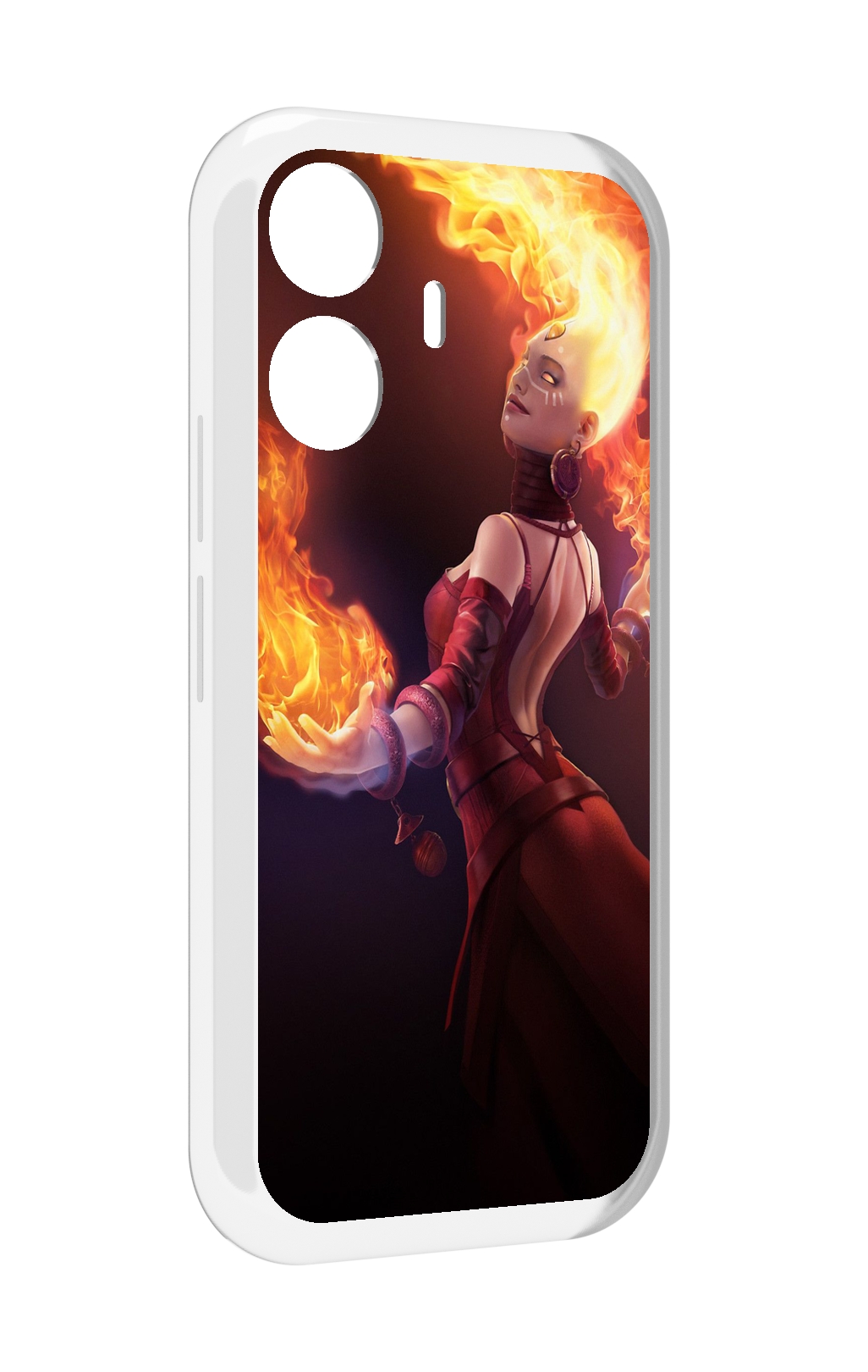 

Чехол MyPads dota 2 Lina для Vivo Y77E / Vivo iQOO Z6 Lite, Прозрачный, Tocco