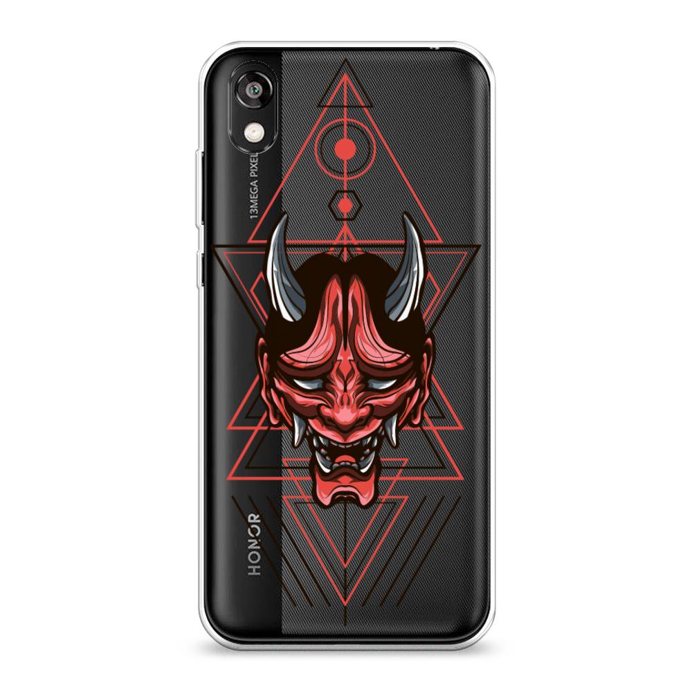 

Чехол на Huawei Y5 2019 "Hanya Oni mask", Серый;красный;черный, 6103950-4