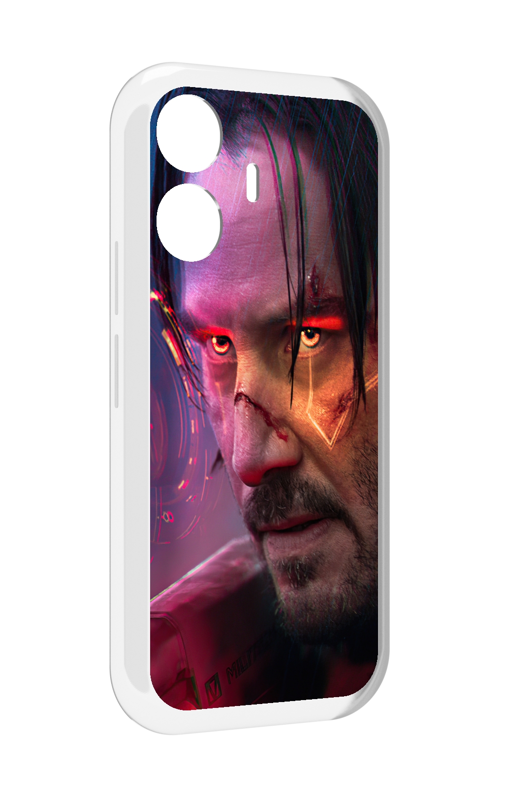 

Чехол MyPads cyberpunk 2077 Джонни Сильверхенд для Vivo Y77E / Vivo iQOO Z6 Lite, Прозрачный, Tocco