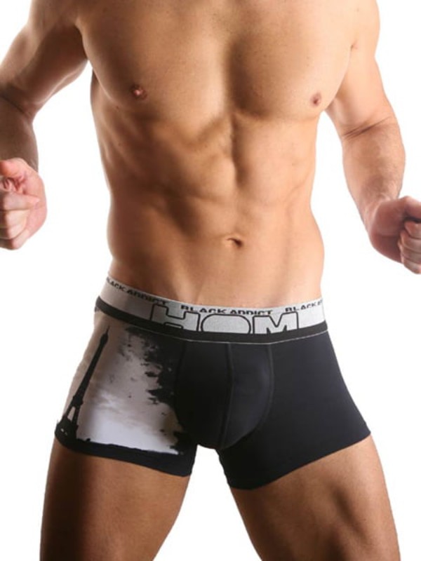 

Трусы мужские Hom 01317cK9 черные M, 01317cK9