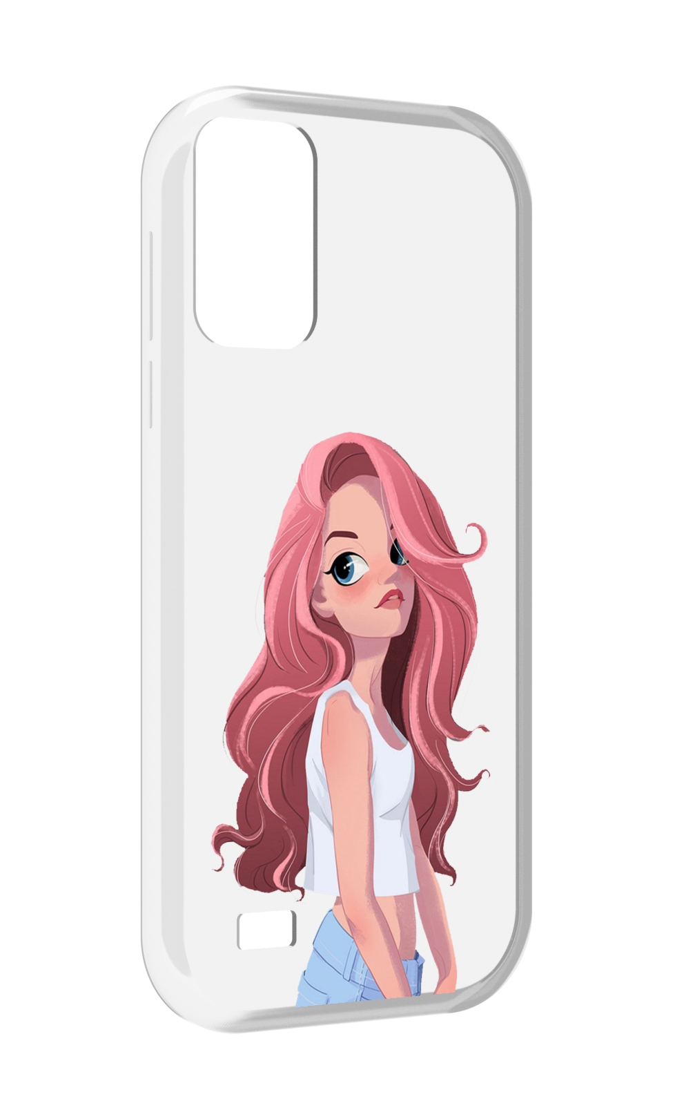 

Чехол MyPads Мультяшный-арт-девушки женский для Oukitel C31, Прозрачный, Tocco