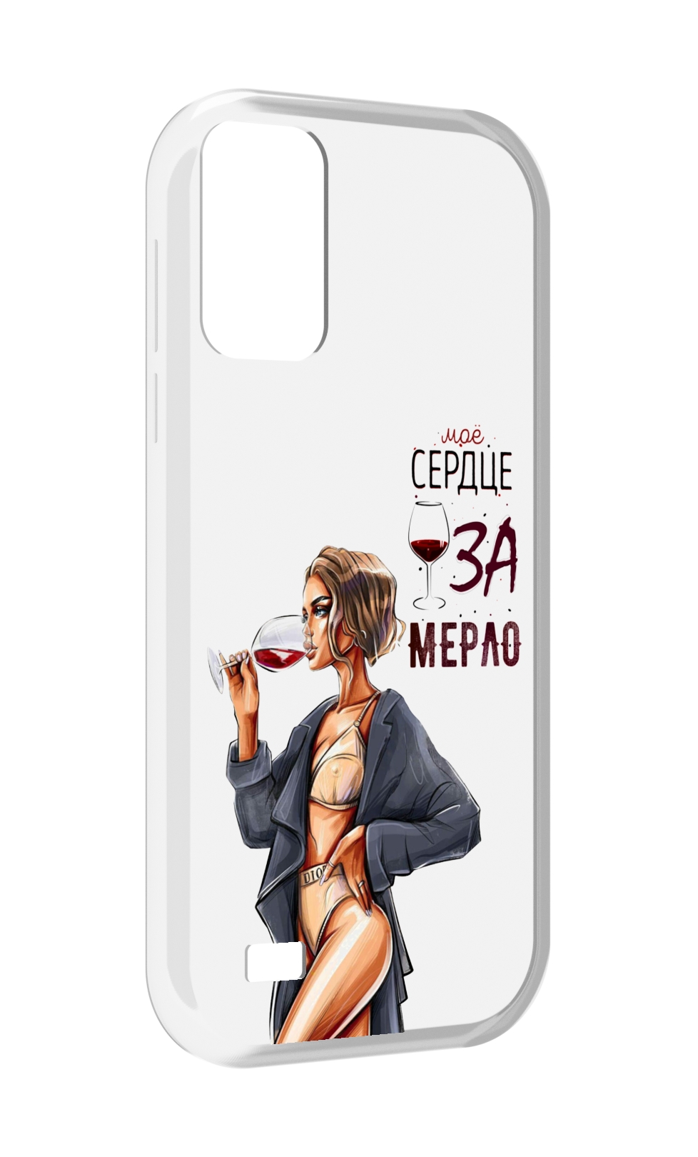 

Чехол MyPads Мое-сердце-замерло для Oukitel C31, Прозрачный, Tocco