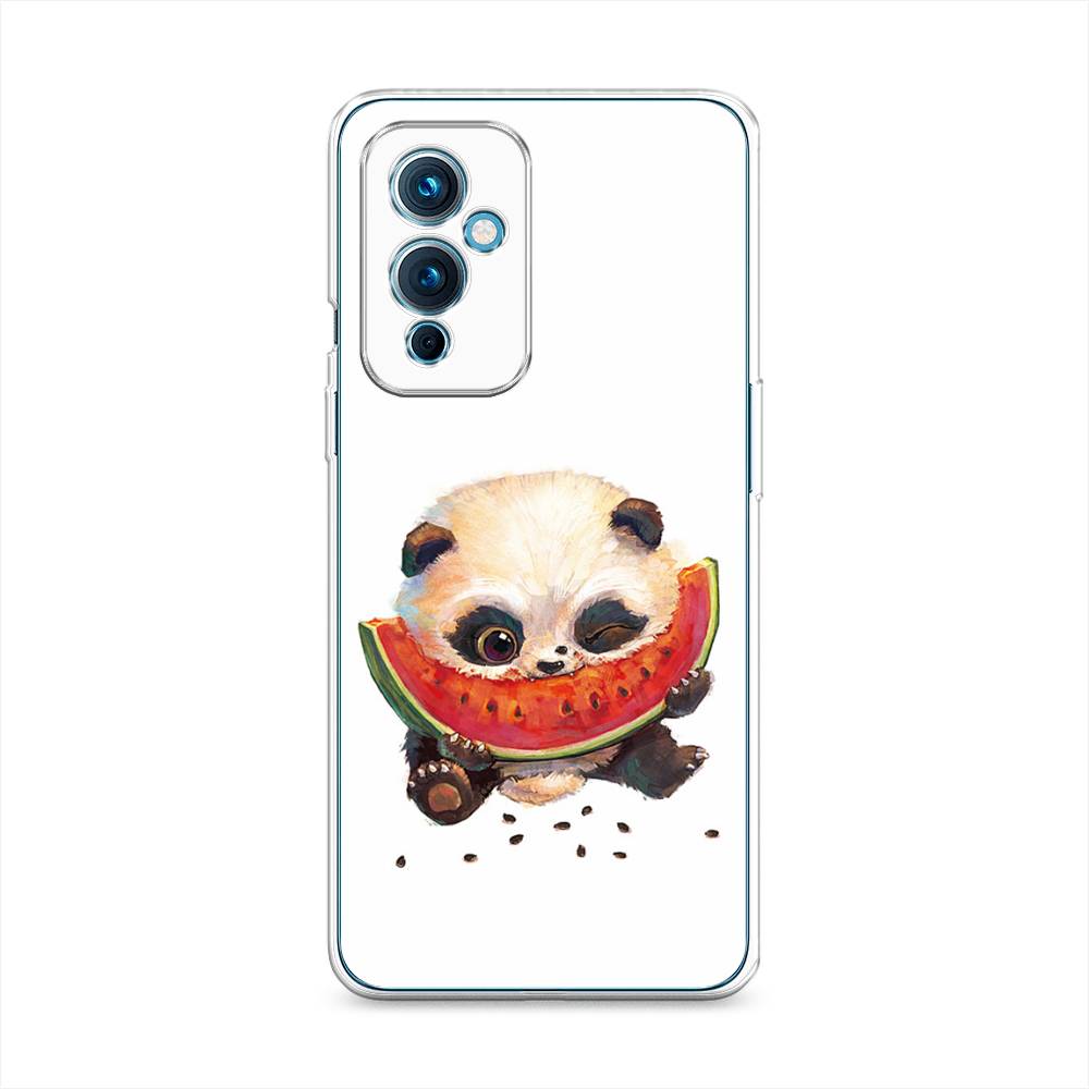 

Чехол Awog на OnePlus 9 LE2110 / ВанПлас 9 LE2110 "Малыш панды с арбузом", Разноцветный, 152750-1