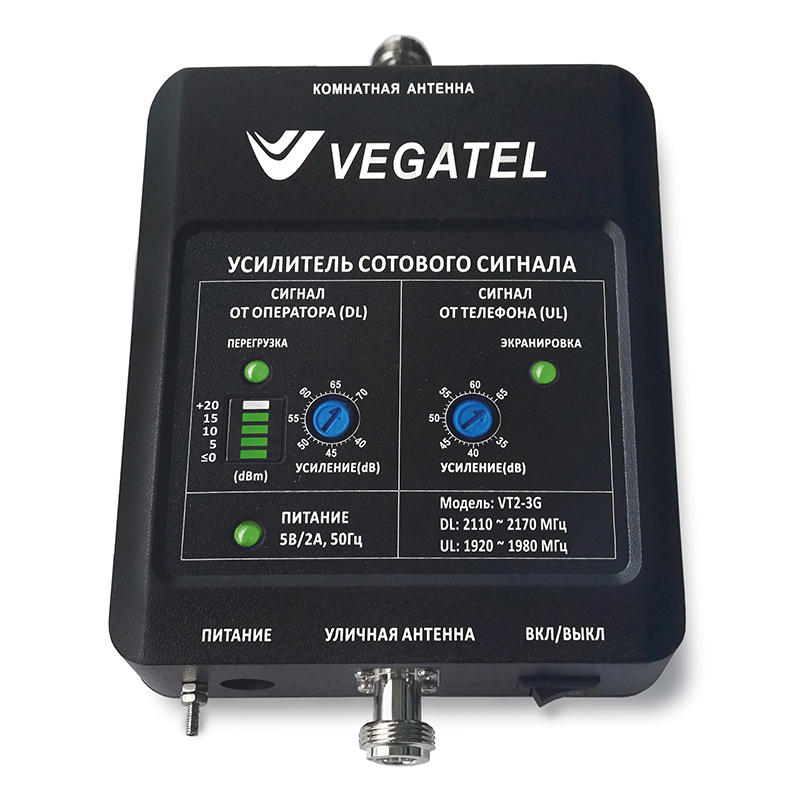 фото Репитер vegatel vt2-3g (led)