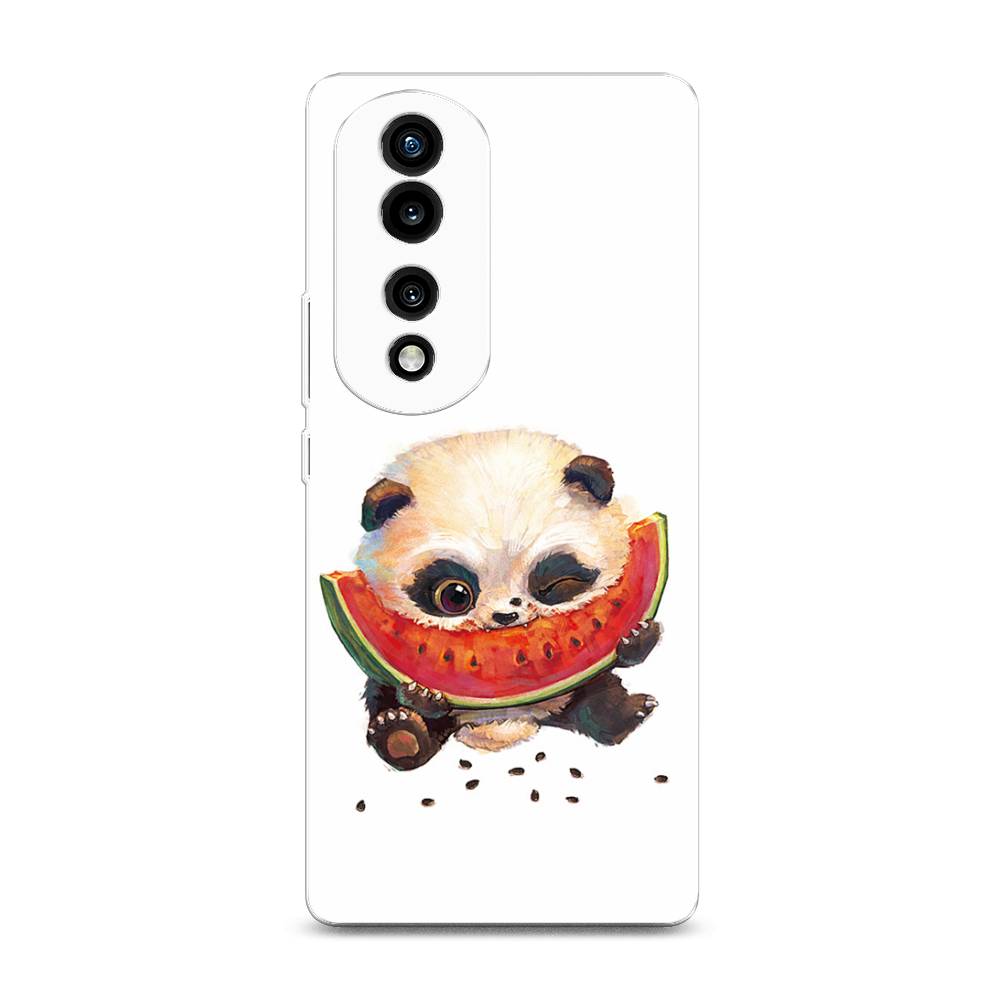 

Силиконовый чехол "Малыш панды с арбузом" на Honor 70 Pro, 6108350-1