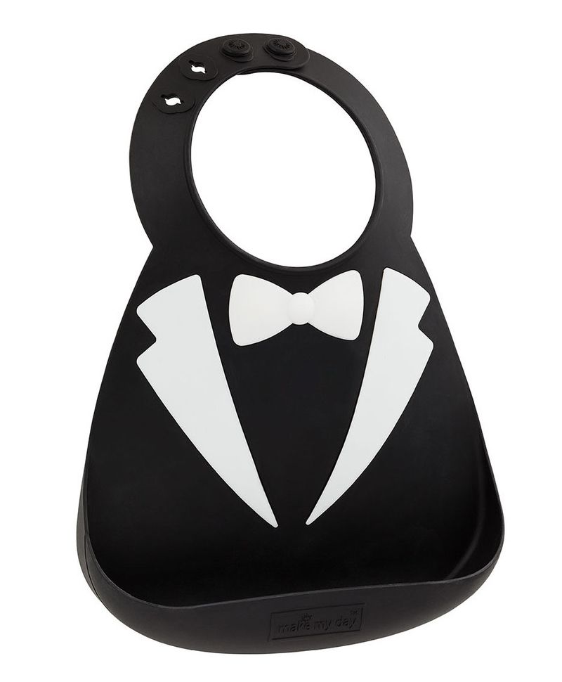 фото Нагрудник make my day baby bib tux