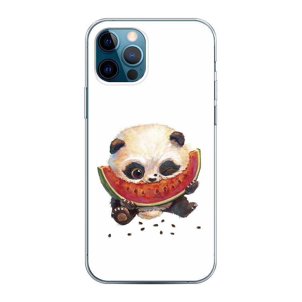 

Чехол Awog на Apple iPhone 12 Pro / Айфон 12 Pro "Малыш панды с арбузом", Разноцветный, 12850-1