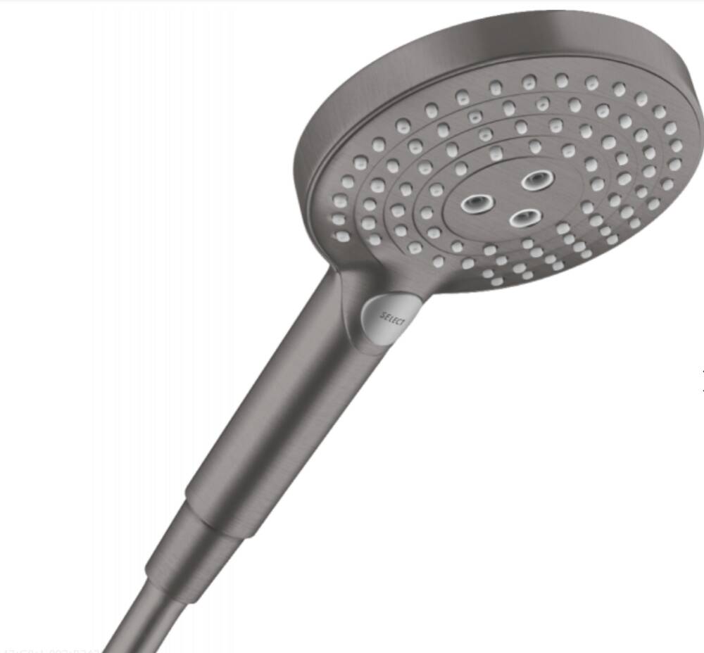 

Ручной душ Hansgrohe Raindance Select S 120 3jet EcoSmart 9 л/мин. 26531340, шлифованный ч