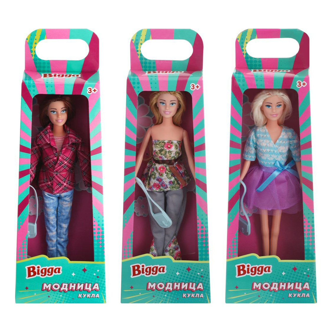 Игровой набор Bigga Кукла-модница в ассортименте