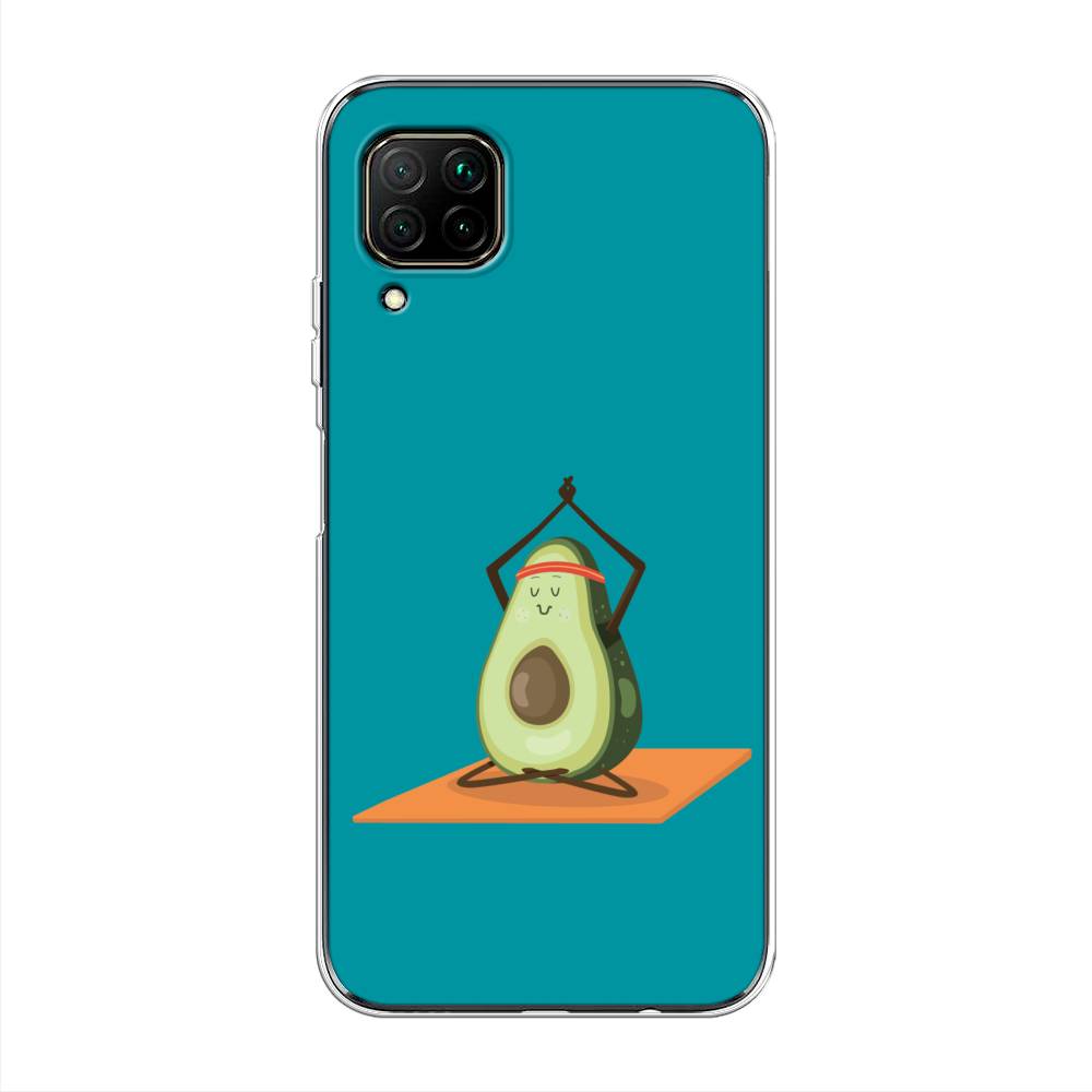 

Чехол на Huawei Nova 7i "Расслабься с авокадо", Голубой, 611850-6