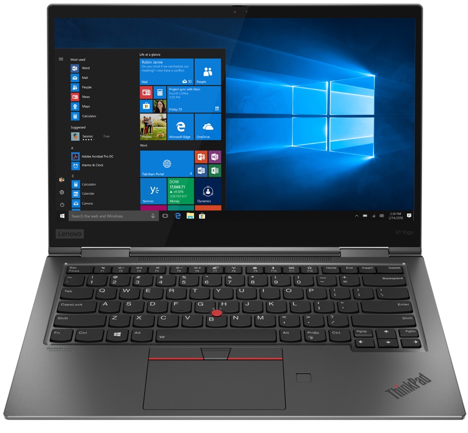 фото Ноутбук lenovo thinkpad x1 yoga 4 (20qf0021rt)