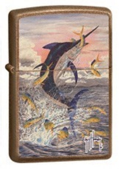 

Бензиновая зажигалка Zippo Guy Harvey Panama Black, Золотистый, Guy Harvey Panama Black