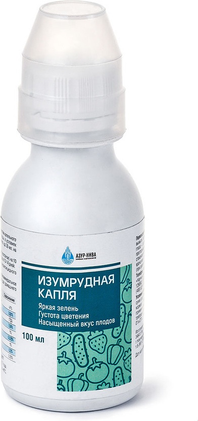

Удобрение органическое Изумрудная капля (Полноценное питание), 100 мл